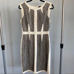 BCBGMaxAzria Black and White Dress